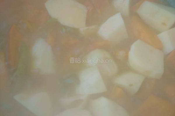 酱香南瓜炖土豆的做法图解6