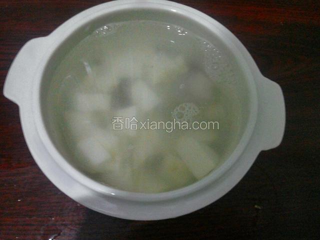 内胆放满水