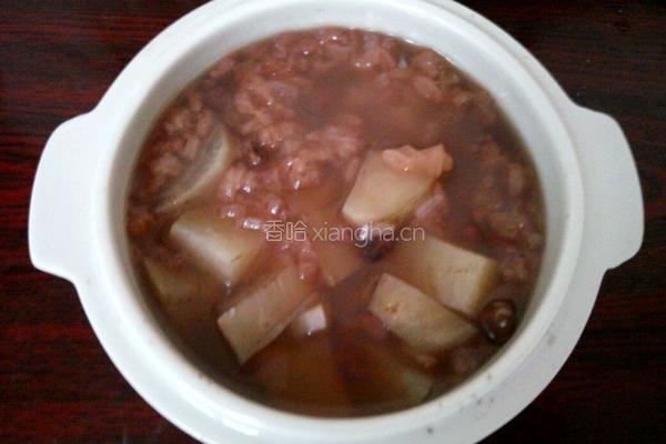红豆红薯糯米粥的做法图解8
