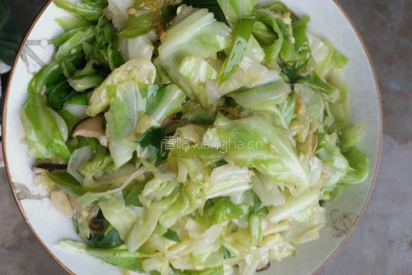 耗油手撕包菜的做法图解5