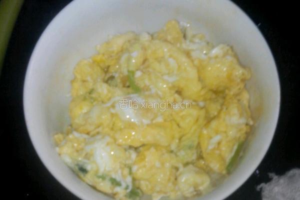 玉米香菜甜蛋炒饭的做法图解6