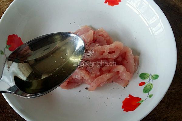 泡菜苕粉肉丝（酸辣版）的做法图解5