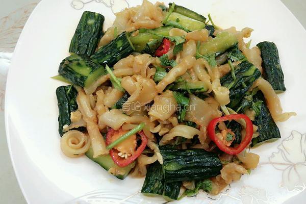 花胶凉拌青瓜的做法图解5