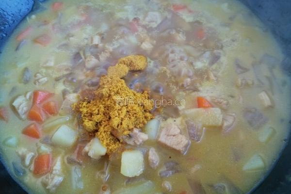 咖喱鸡肉小熊饭的做法图解13