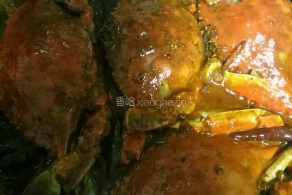 香辣梭子蟹的做法图解8