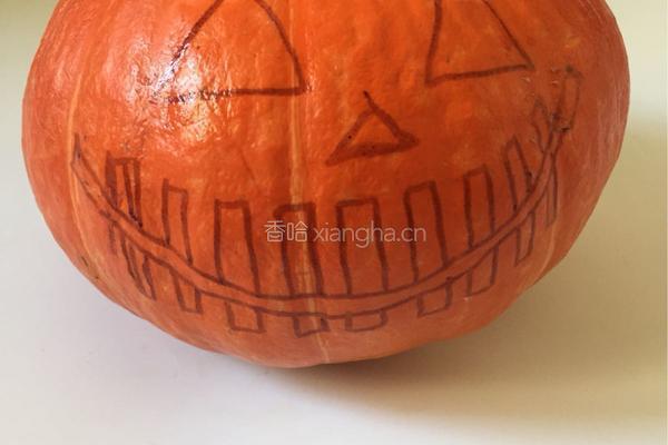 南瓜灯的做法图解3