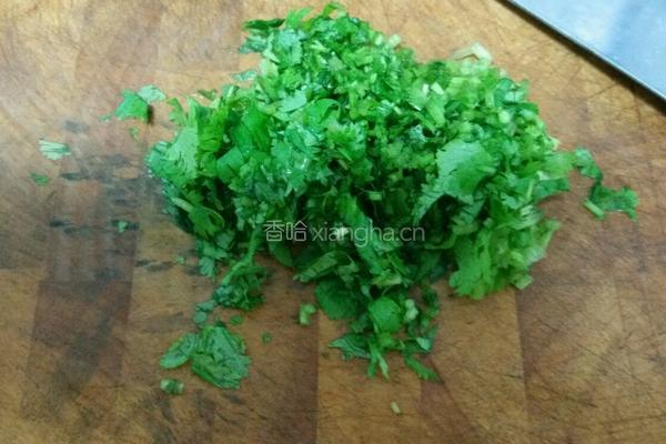 香菜拌牛肉的做法图解2