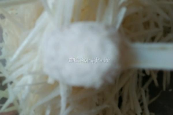 清炒白萝卜丝的做法图解3