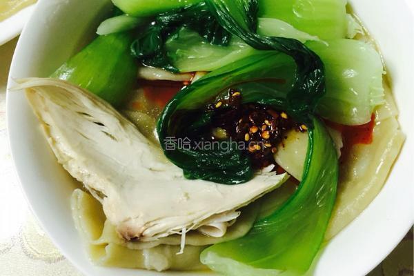 鸡汤裤带面的做法图解8