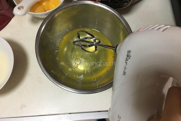 芝士榴莲雪棉糕的做法图解4