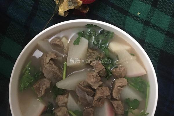 牛肉萝卜汤的做法图解4