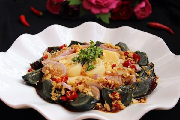 皮蛋日本豆腐的做法图解7