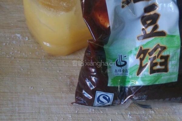 豆沙糯米糕的做法图解4