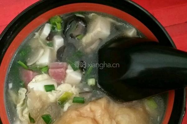 木耳豆腐羹