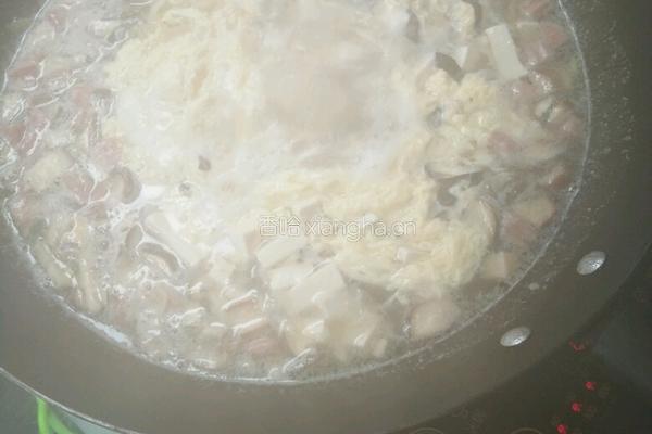 木耳豆腐羹的做法图解5