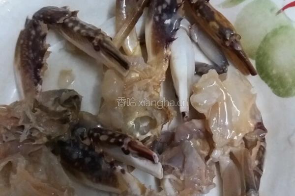 醉梭子蟹的做法图解4