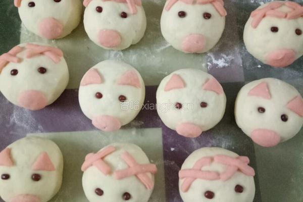 小猪奶黄包的做法图解5