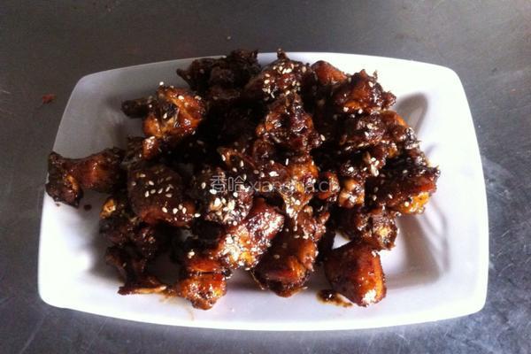 孜然鸡块的做法图解4