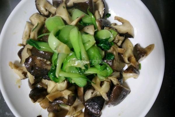 香菇青菜的做法图解6