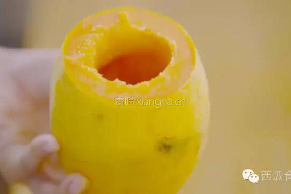木瓜牛奶冻的做法图解1