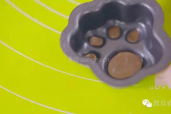 猫爪冰皮月饼的做法图解7