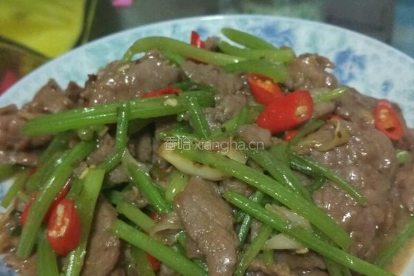 小炒牛肉的做法图解3