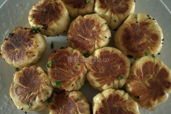 南瓜面皮豆角馅生煎馒头的做法图解8
