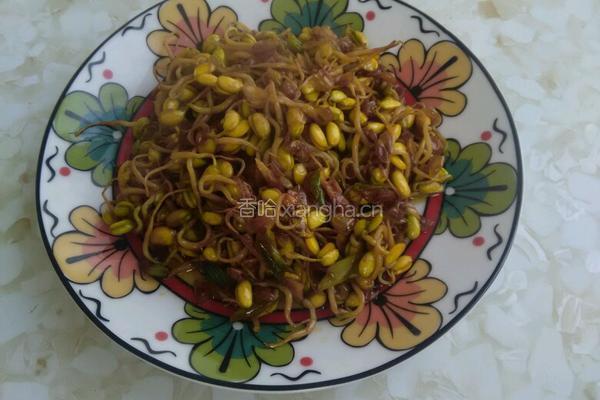 炒豆芽的做法图解8