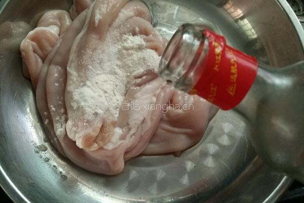 猪肝瘦肉生肠粥的做法图解7