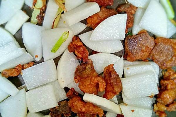 酥肉萝卜炖粉条的做法图解4