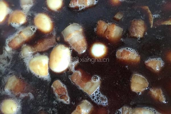 鹌鹑蛋红烧肉的做法图解11