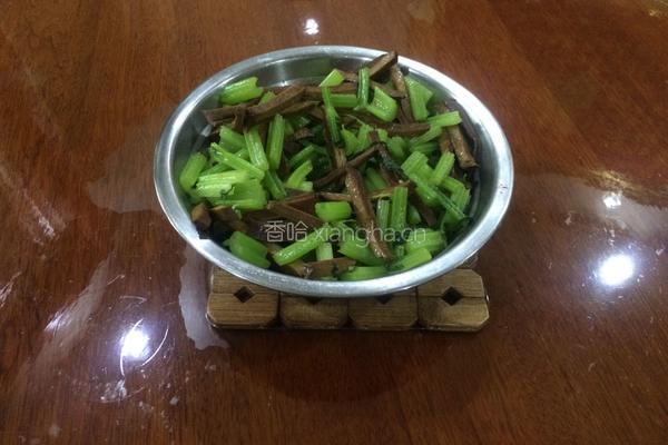 药芹炒茶干的做法图解6