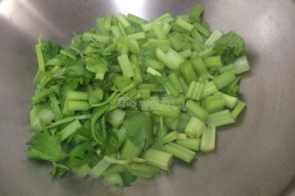 药芹炒茶干的做法图解3