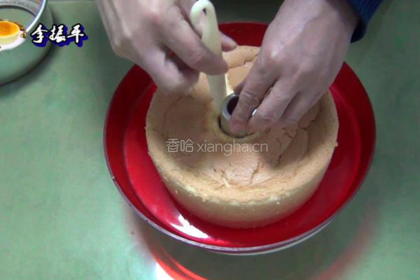 中空戚风蛋糕8寸的做法图解22