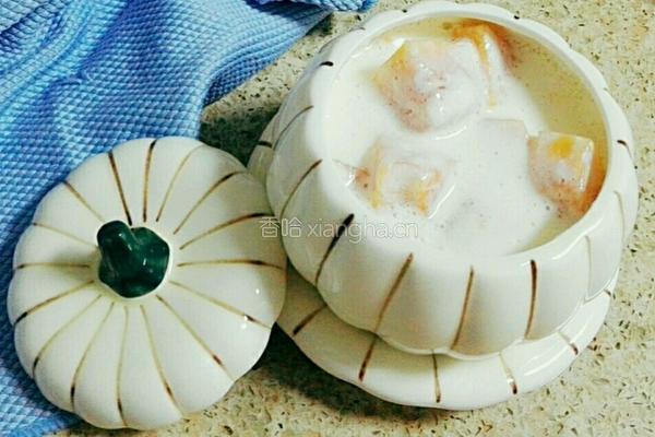 木瓜炖牛奶的做法图解8
