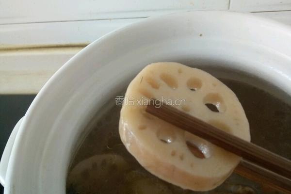 砂锅猪蹄莲藕的做法图解8