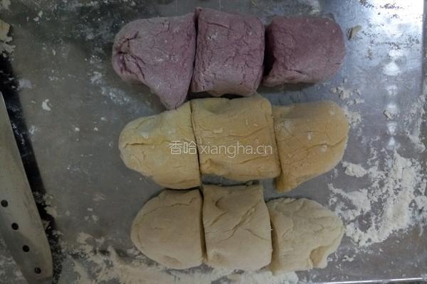三色发糕的做法图解11