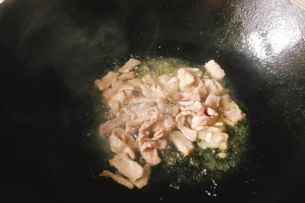 青椒肉片茄子的做法图解6