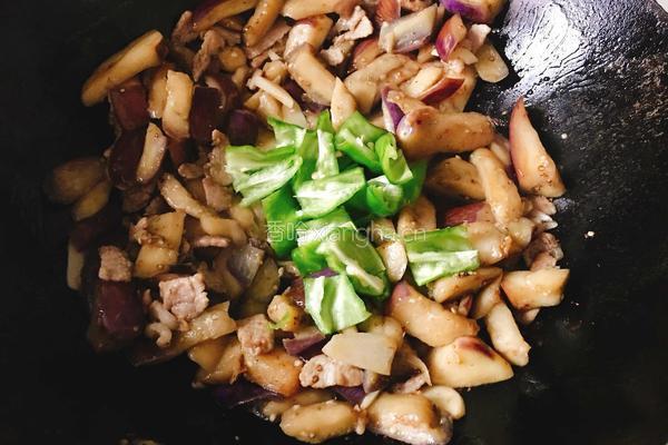 青椒肉片茄子的做法图解9