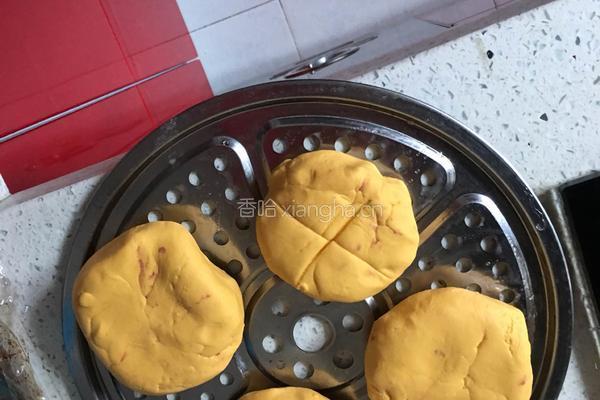 南瓜紫薯饼的做法图解11