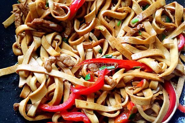 千张炒肉的做法图解7