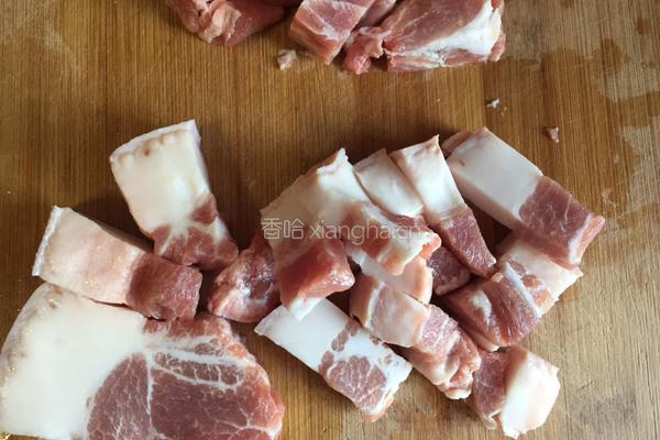 白菜粉条炖猪肉的做法图解4