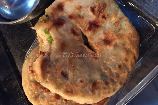 芹菜熟猪肉馅饼的做法图解4
