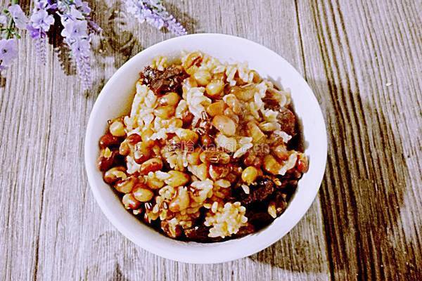 花豆干饭的做法图解5