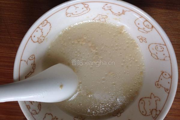 无黄油肉松面包的做法图解4