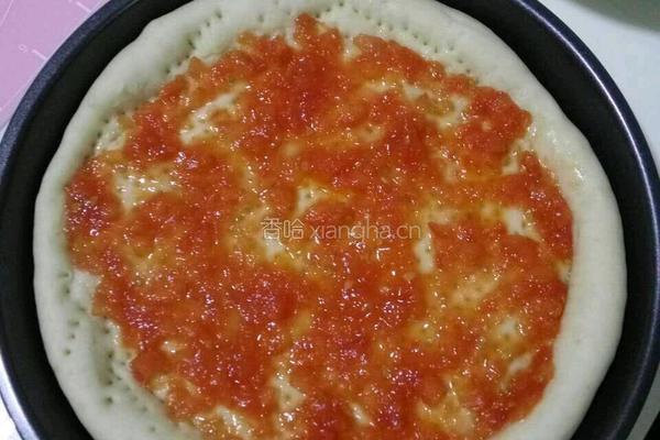 叉烧pizza的做法图解2