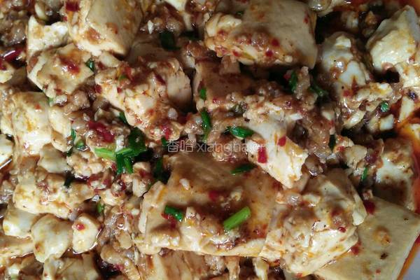 孜然肉沬豆腐的做法图解8