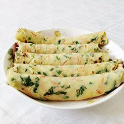 面糊蔬菜鸡蛋摊饼的做法[图]
