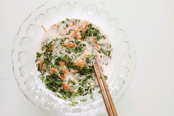 面糊蔬菜鸡蛋摊饼的做法图解8