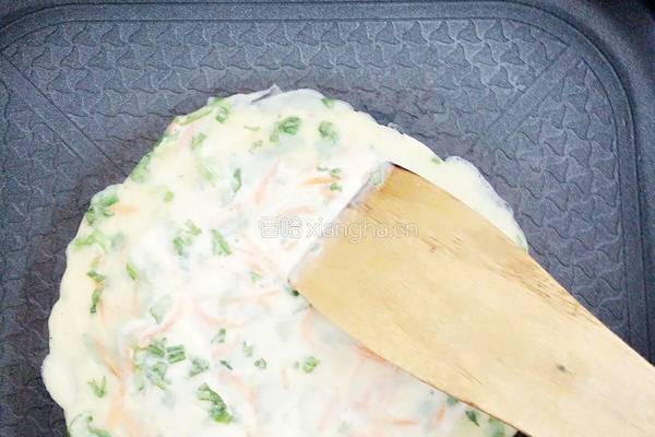 面糊蔬菜鸡蛋摊饼的做法图解15